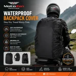 MotoZen Waterproof Backpack Cover | Rainproof, Dustproof & Lightweight Travel Bag Protector - Image 2