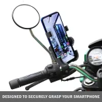 USB Charging System Mobile Holder for Motorcycle | USB Fast Charging Bike Phone Mount - Image 4