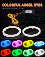 LED DRL Kit for Motorcycle | RGB Daytime Running Light | Waterproof 12V Plug & Play - Image 3
