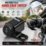 Domino Motorcycle Handlebar Switch | Waterproof Bike Switch ON/OFF With Up & Down Control