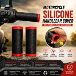 Motorcycle Silicone Handle Grip Cover – Comfortable Anti-Slip Grip for Bike Riders
