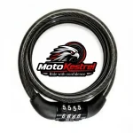 Motorcycle Helmet Lock Cable – 4 Digit Combination Anti Theft Security Lock - Image 4