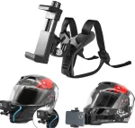 Helmet Phone Mount – Secure Hands-Free Motorcycle Mobile Holder for Safe Riding - Image 3