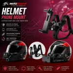 Helmet Phone Mount – Secure Hands-Free Motorcycle Mobile Holder for Safe Riding - Image 2