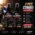 MotoZen Instant Glossy Polish 2 PCS Combo | Premium Bike Polish Spray for Instant Shine & Long-Lasting Protection - Image 2