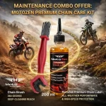 Motorcycle Chain Cleaning Brush & Premium Chain Lube 200ML Combo - Image 4