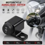 Motorcycle Handlebar Switch | Waterproof Bike Switch ON/OFF With Up & Down Control