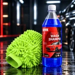 Premium Car Wash Combo Pack | 1L Car Shampoo + Microfiber Wash Mitt - Image 2
