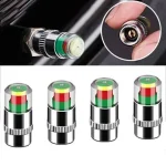 Smart Tire Pressure Indicator Caps | 4-Piece Tire Valve Pressure Monitor - Image 2